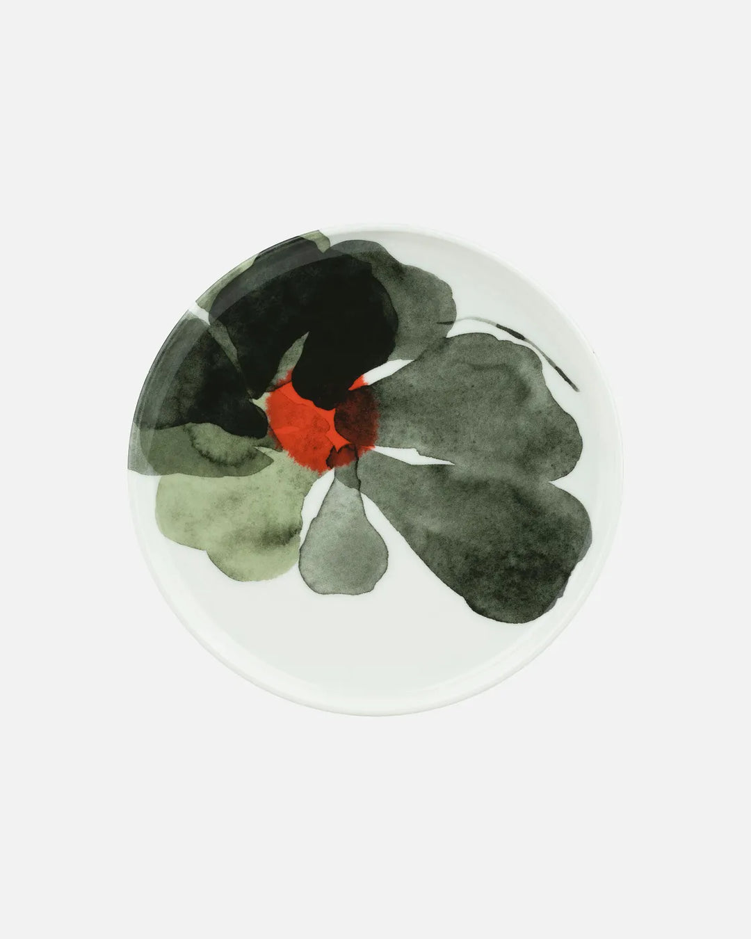 Valssi Plate | Dark Green Multi | 8"