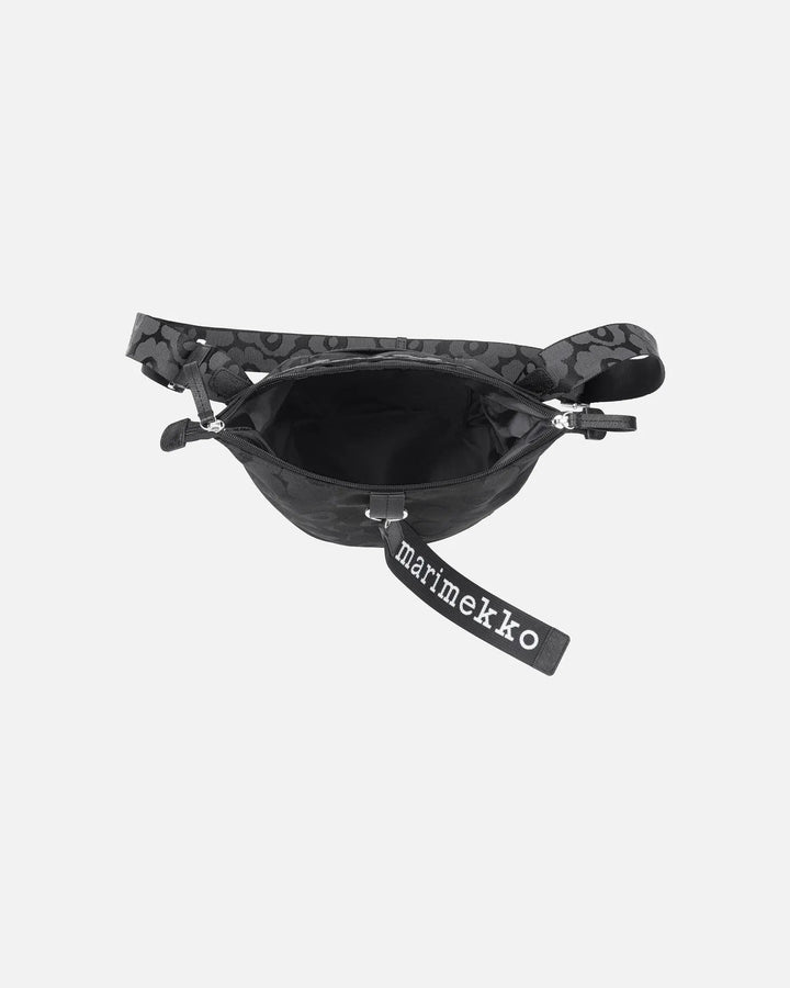 Carry All Shoulder Bag | Black Unikko - pirkko. Marimekko