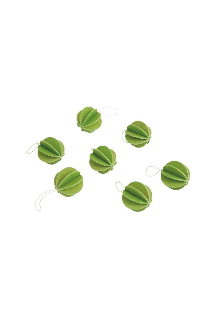 Lovi Baubles 3.5 cm, Light Green - pirkko. LOVI