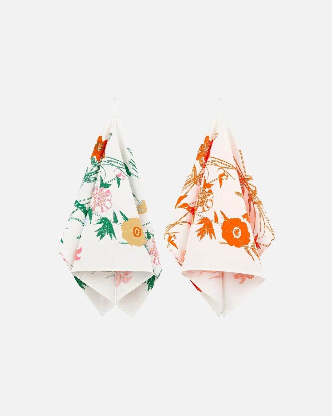 Marimekko | Puutarhakutsut Cotton - Linen Tea Towels | Set of 2 - pirkko. Marimekko