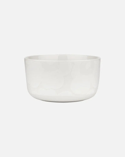 Unikko Bowl 17 oz, White/White