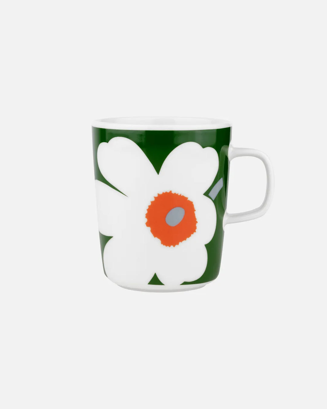 Unikko 60yr Mug 8.5 oz, Green/Orange/White