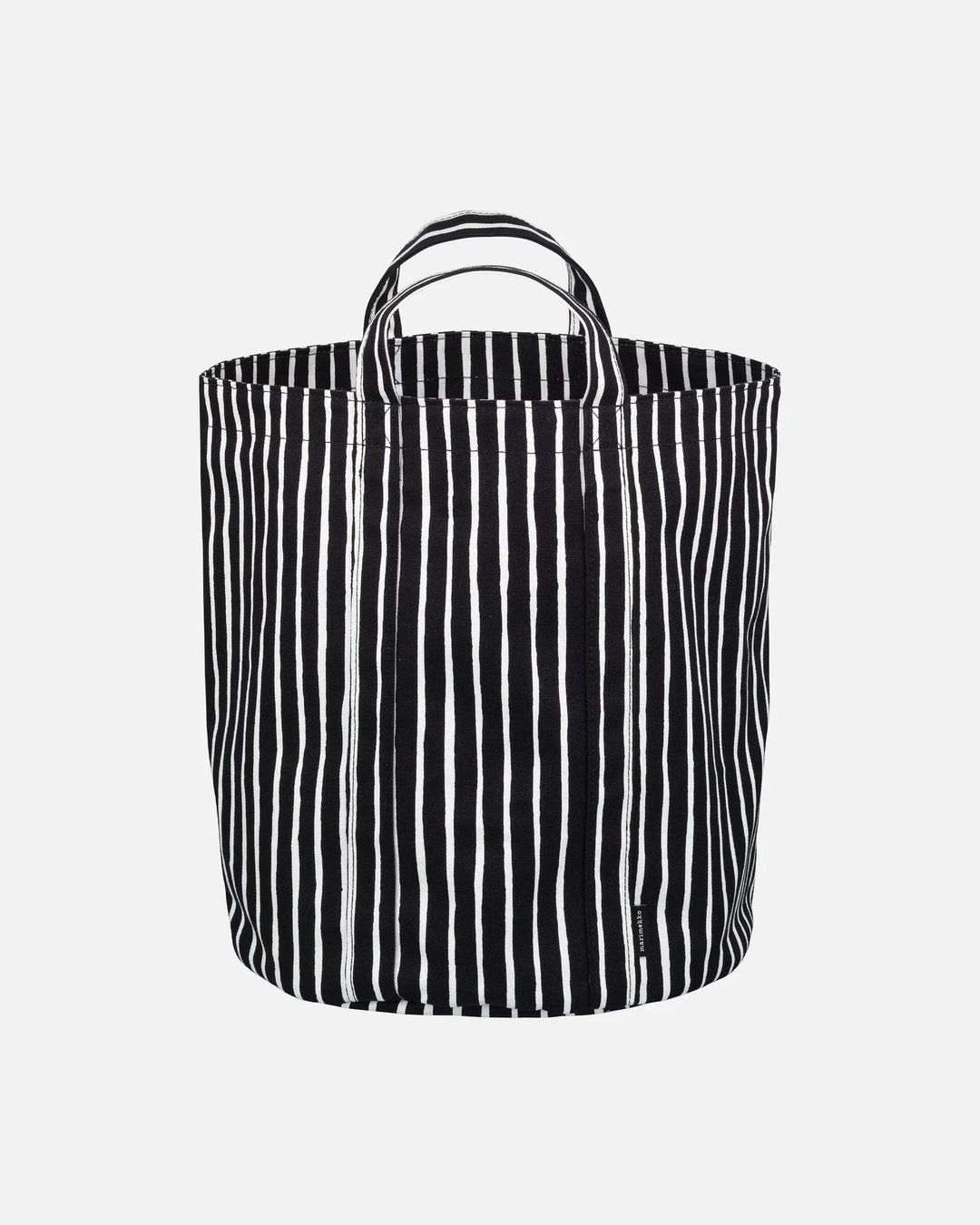Piccolo Canvas Storage Tote | Black, White