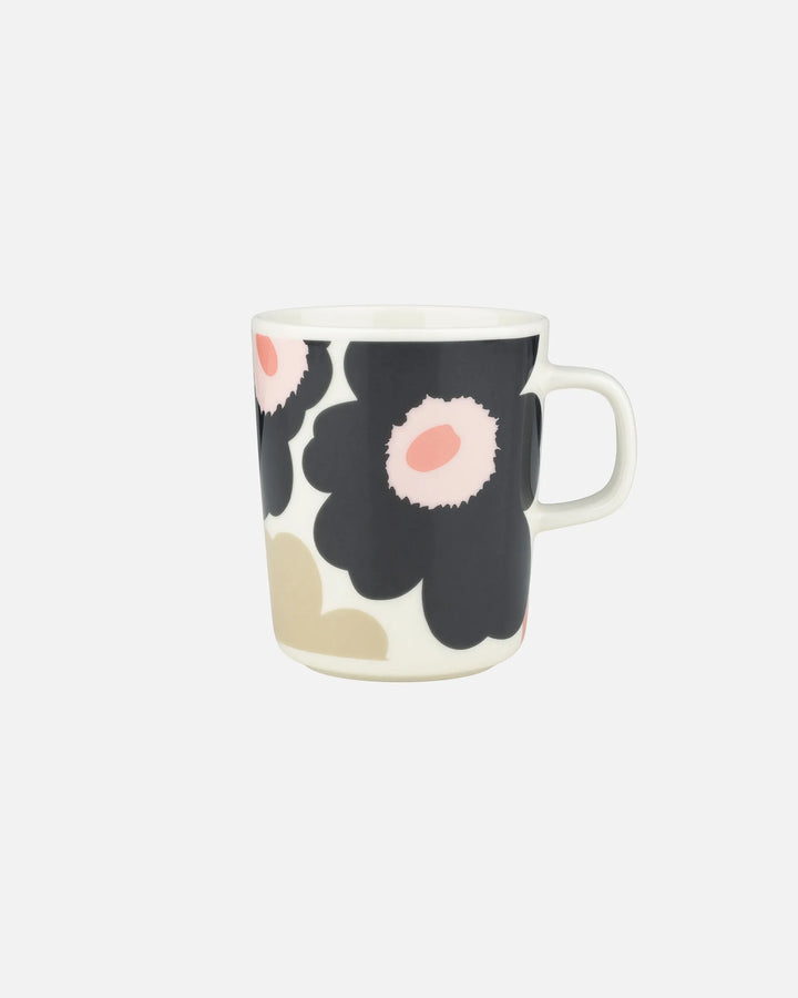 Unikko Mug | 8.5 oz | Charcoal, Sand, Pink
