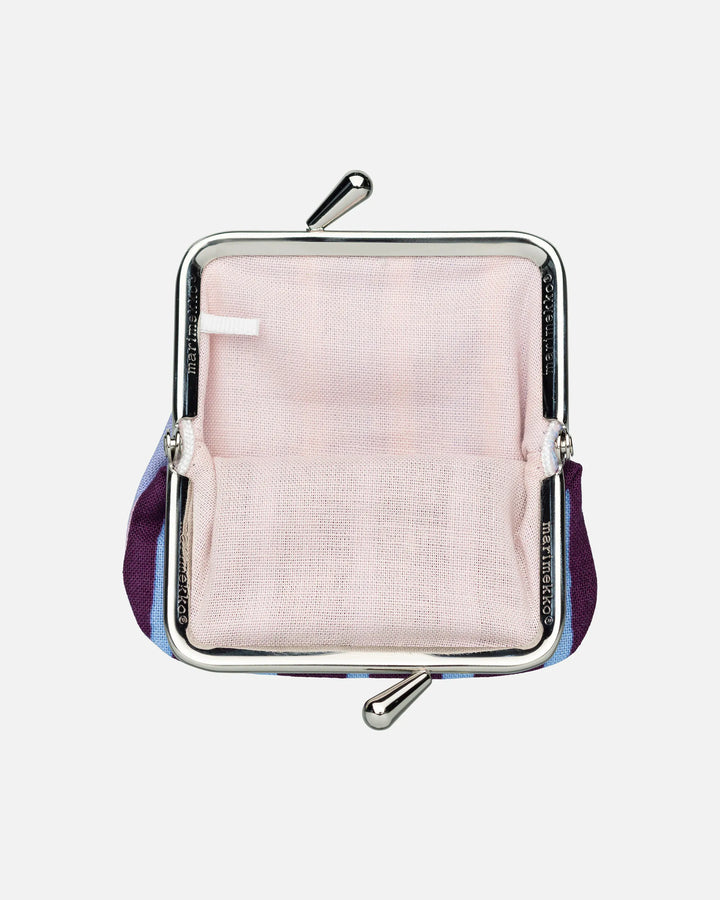 Piccolo Two-sided Kukkaro Mini Coin Purse | Purple, Blue, Light Pink