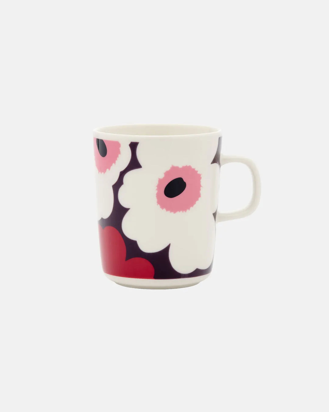 Unikko Mug | 8.5 oz | Plum, Cranberry, Pink