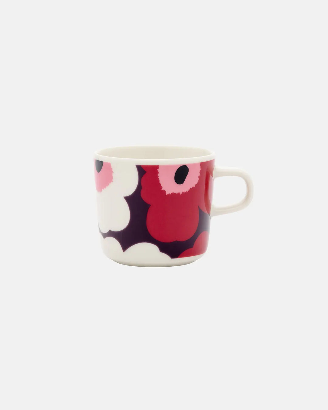 Unikko Coffee Cup | 6.7 oz | Plum, Red, Pink