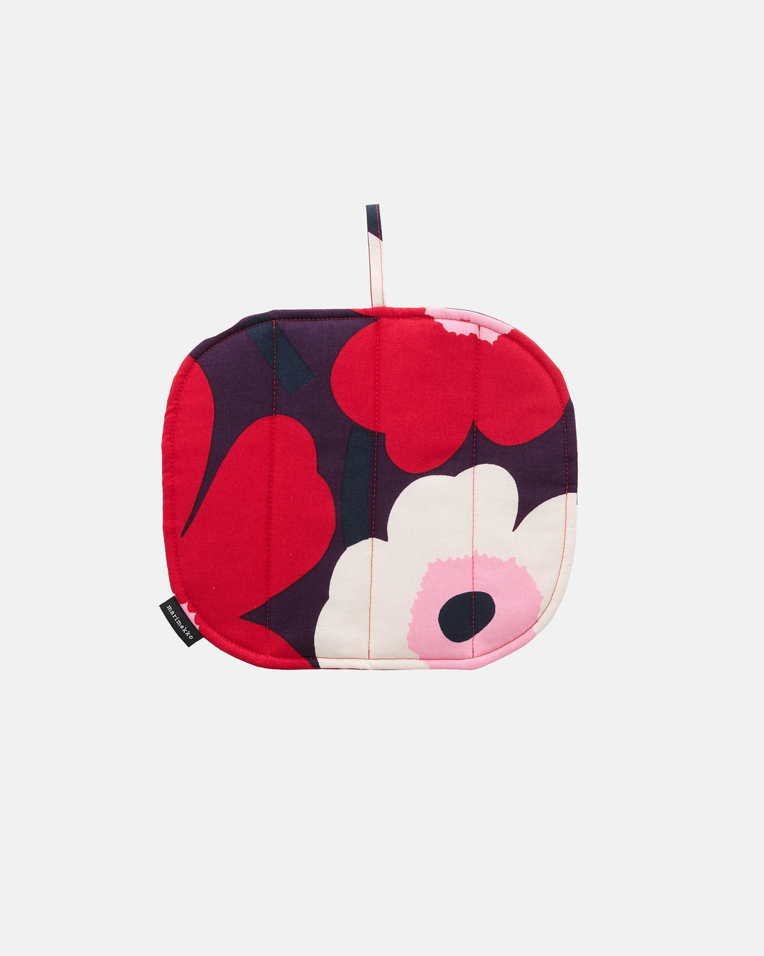 Unikko  Pot Holder | Plum,  Cranberry,   Pink  Multi