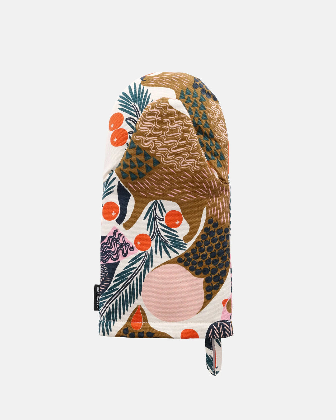 Ketunmarja Ovenmitten | Brown, Forest, Pink