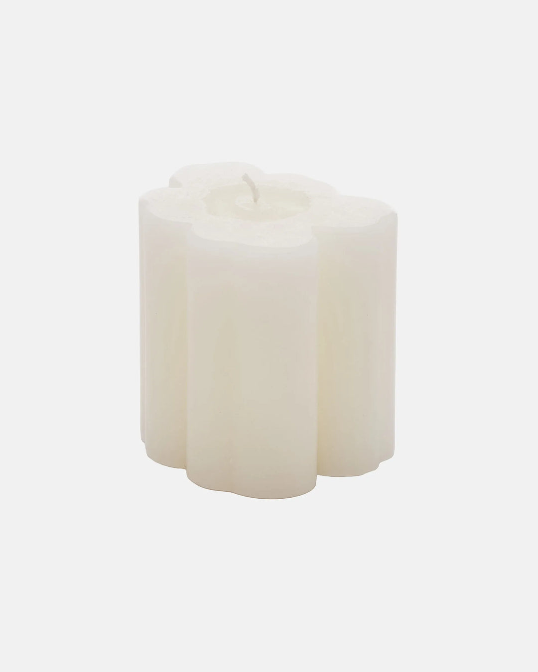 Unikko Shape Candle, White
