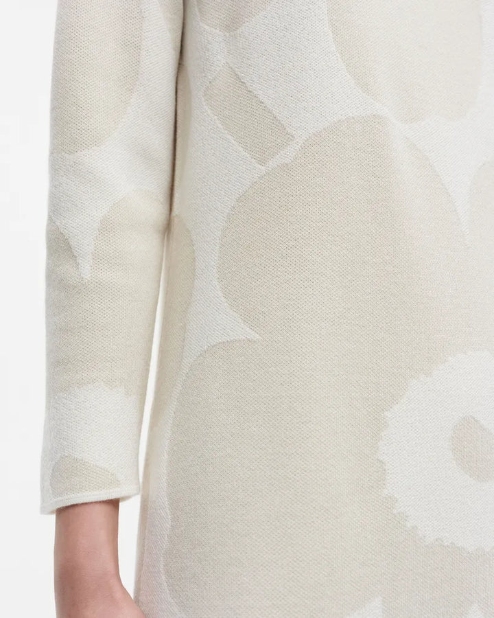 Unikko Wool/Viscose Blend Long Sleeve Midi Dress. Final Sale