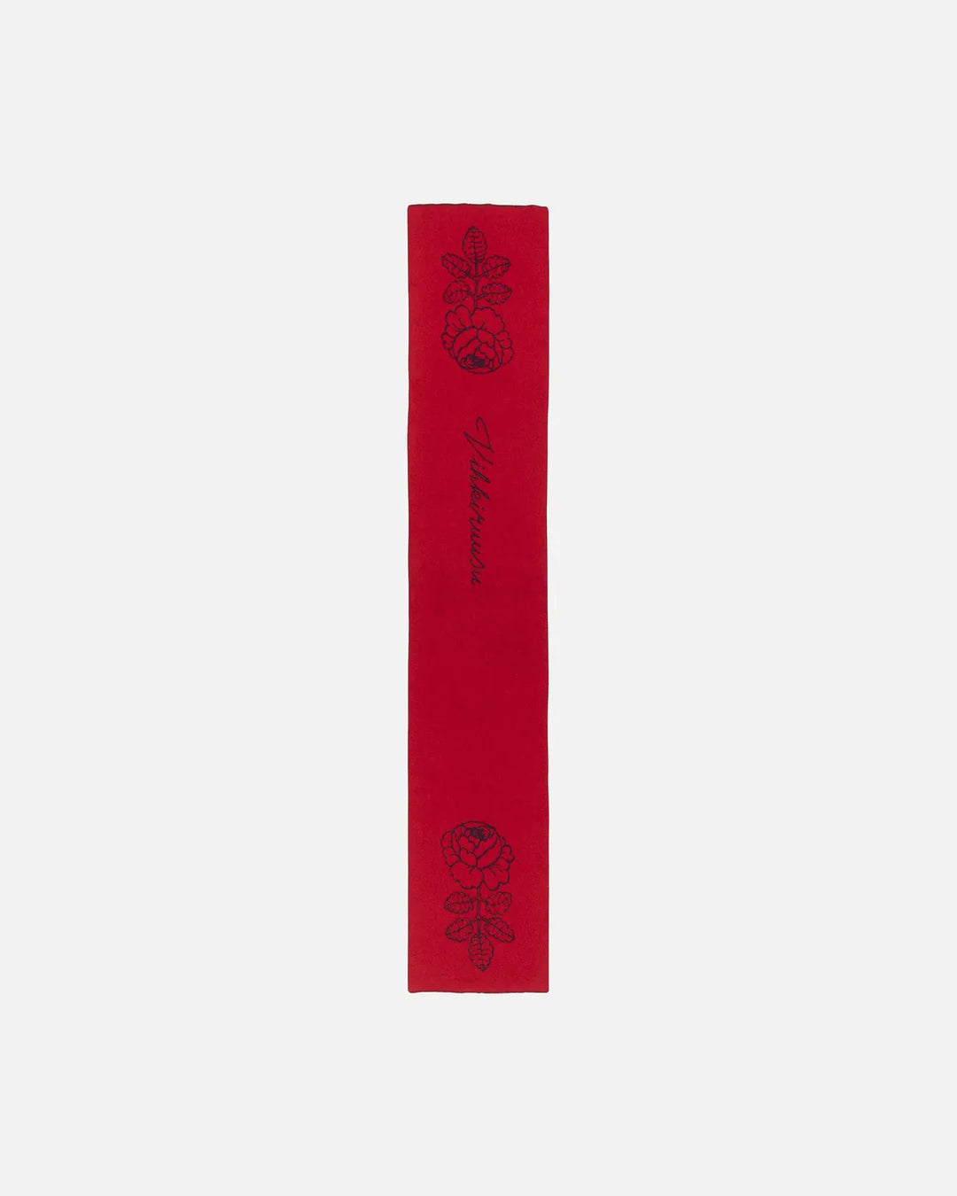 Sävellys Vihkiruusu Wool Scarf | Red, Purple | 16" x 79"