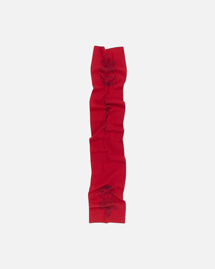Sävellys Vihkiruusu Wool Scarf | Red, Purple | 16" x 79"