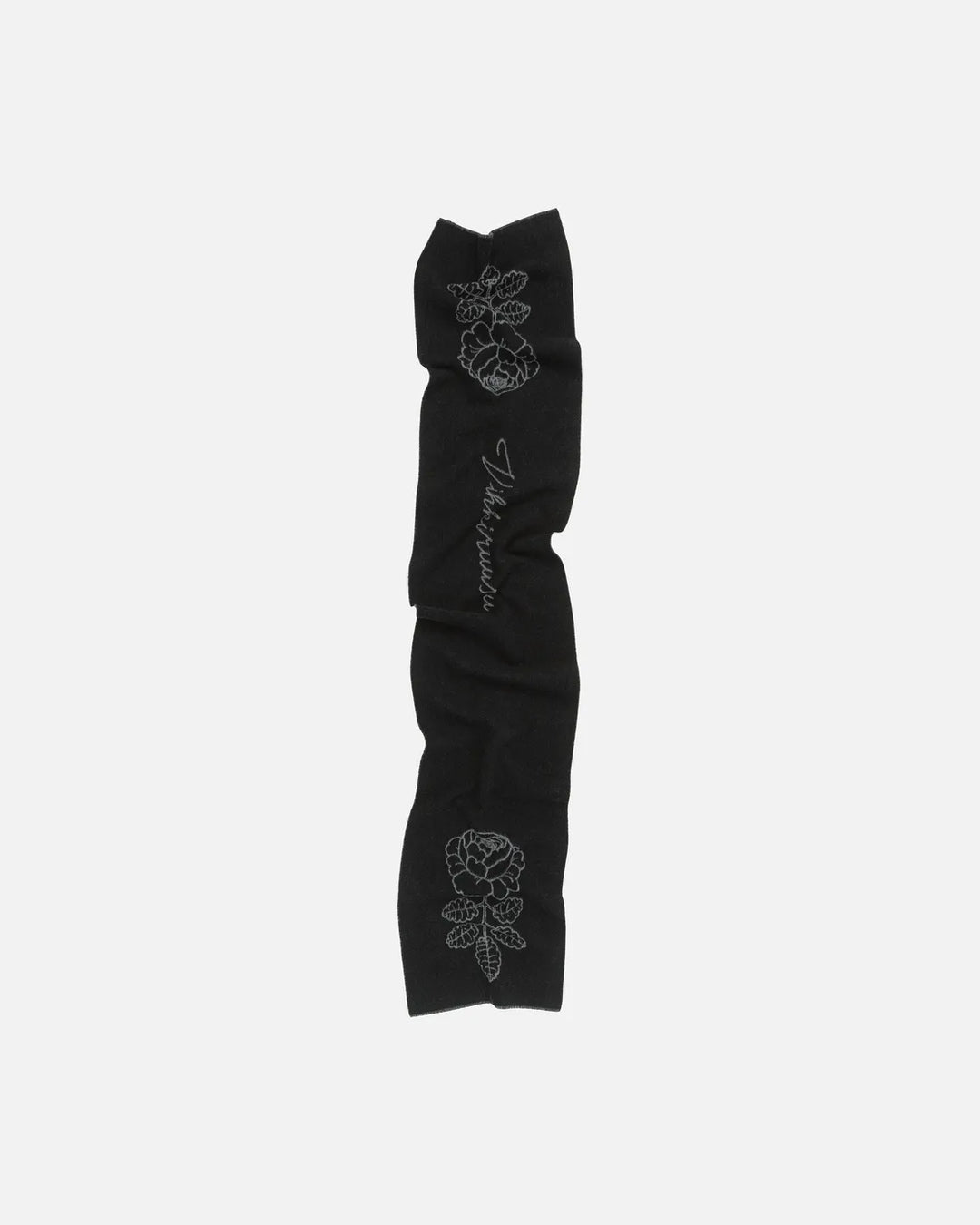 Sävellys Vihkiruusu Wool Scarf | Black, Grey | 16" x 79"