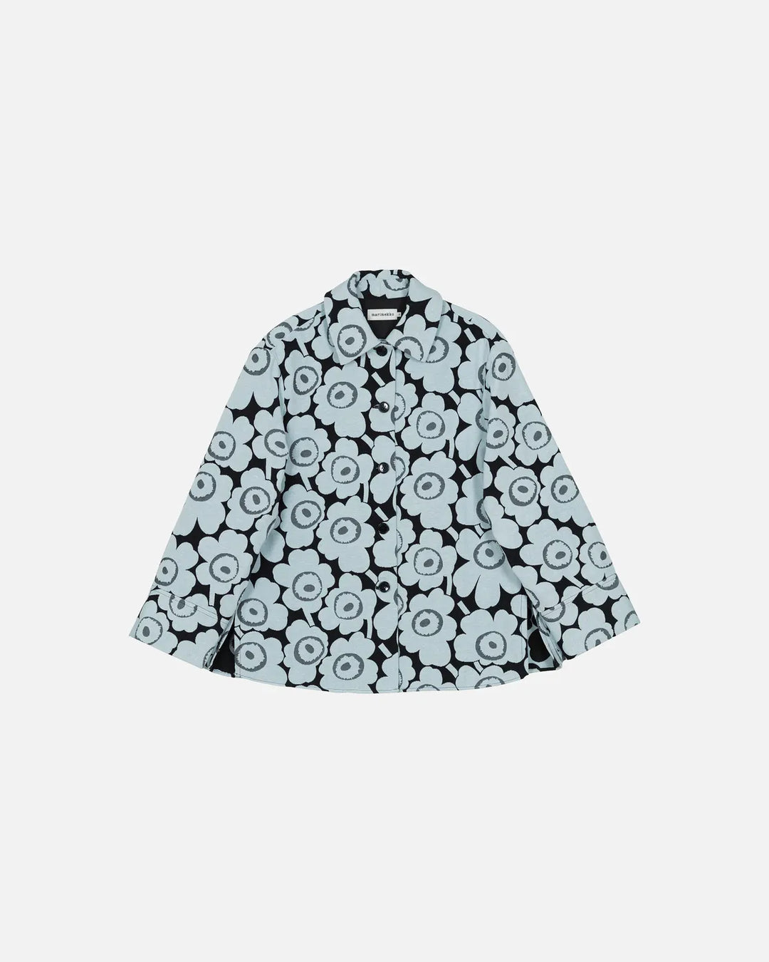 Ladonta Unikko Jacquard Jacket | Black, Light Blue
