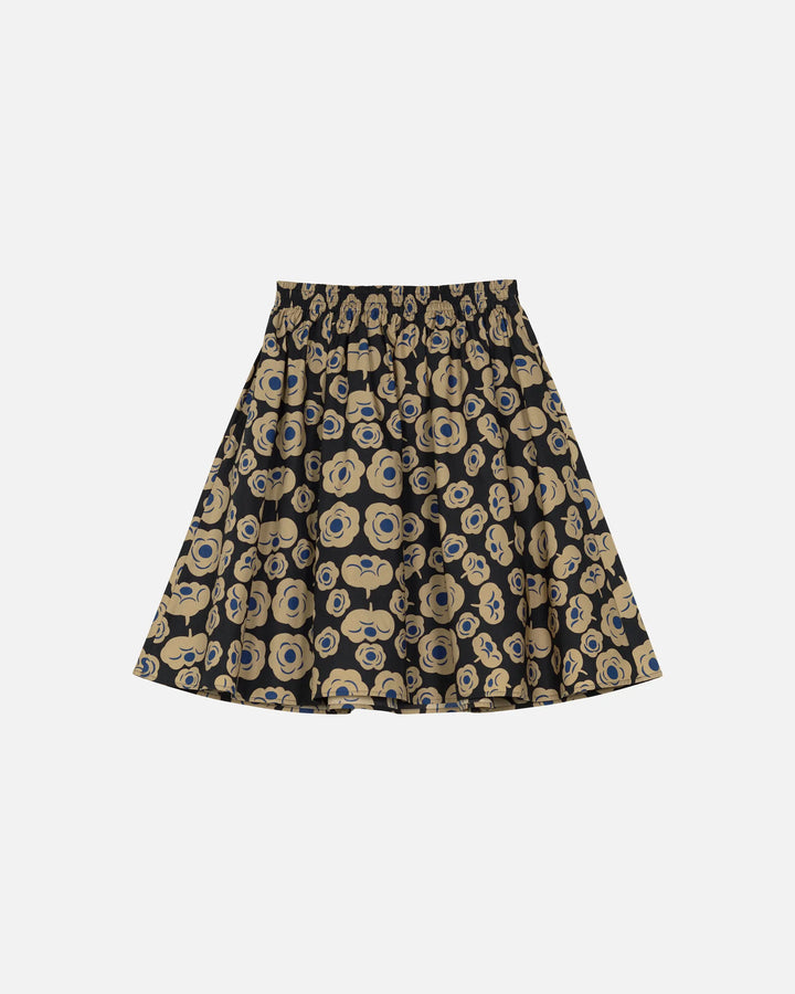 Poiminnot Tumma Poplin Skirt | Black, Brown Blue