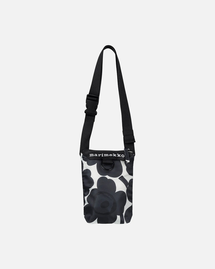Unikko Phone Pocket Shoulder Bag | Off White, Charcoal