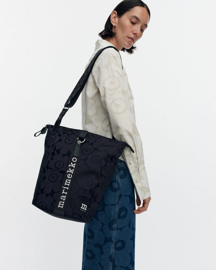All Day Bucket Bag | Dark Blue, Midnight Unikko