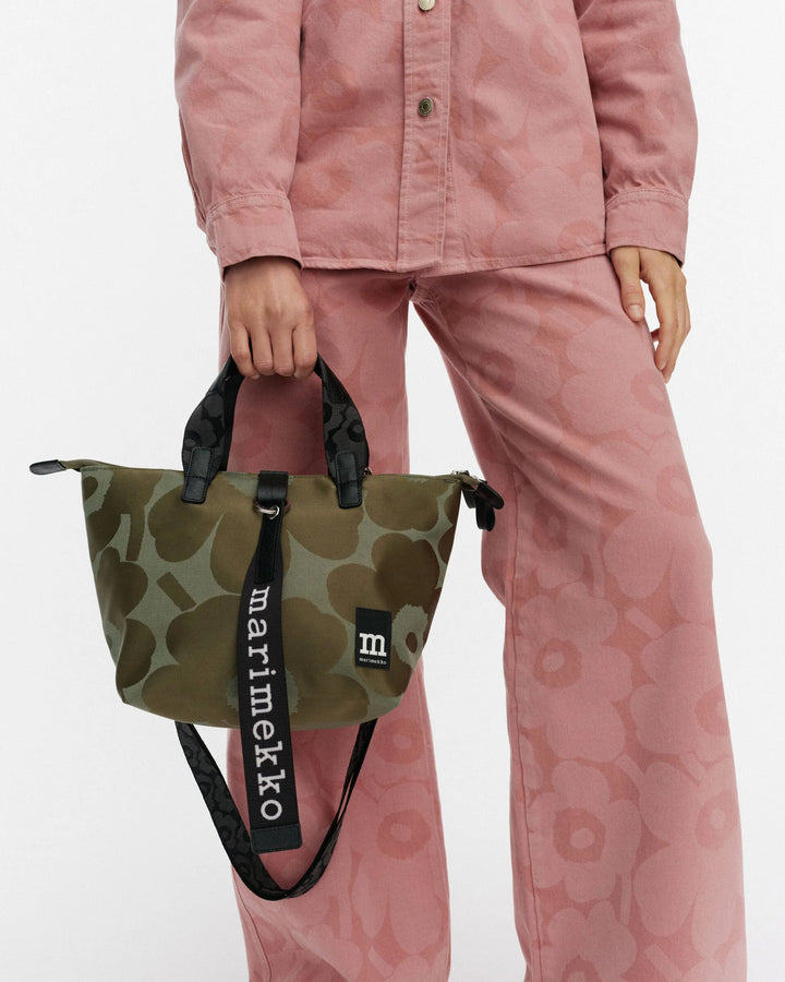 Tote S Unikko Shoulder Bag | Olive Green