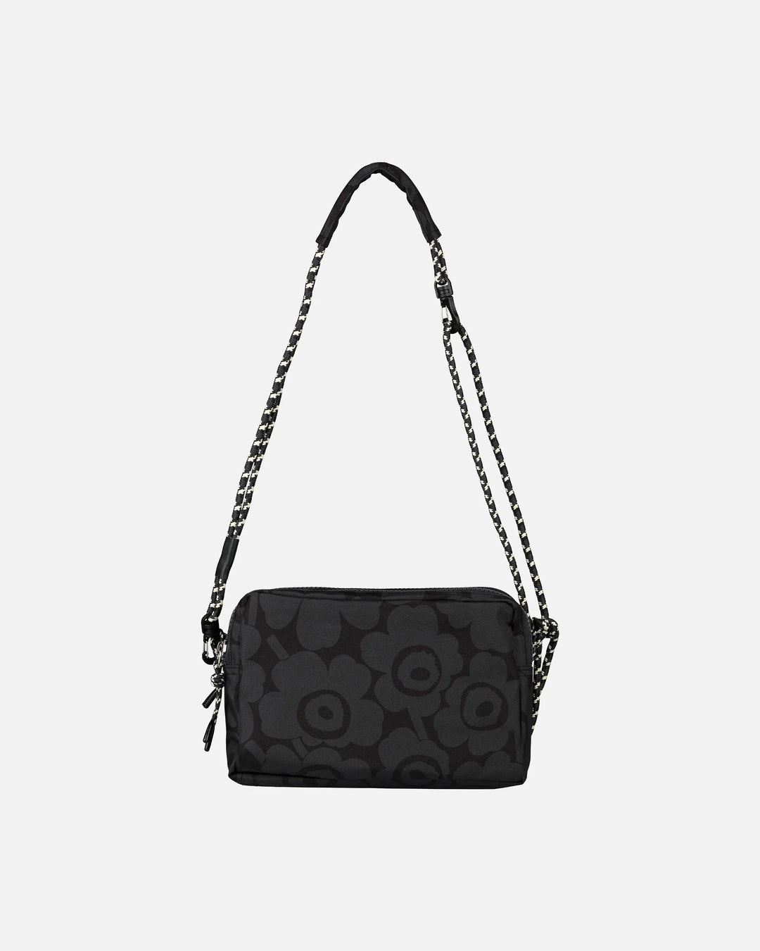 Kavari Mini Unikko Shoulder Bag | Black, Dark Grey