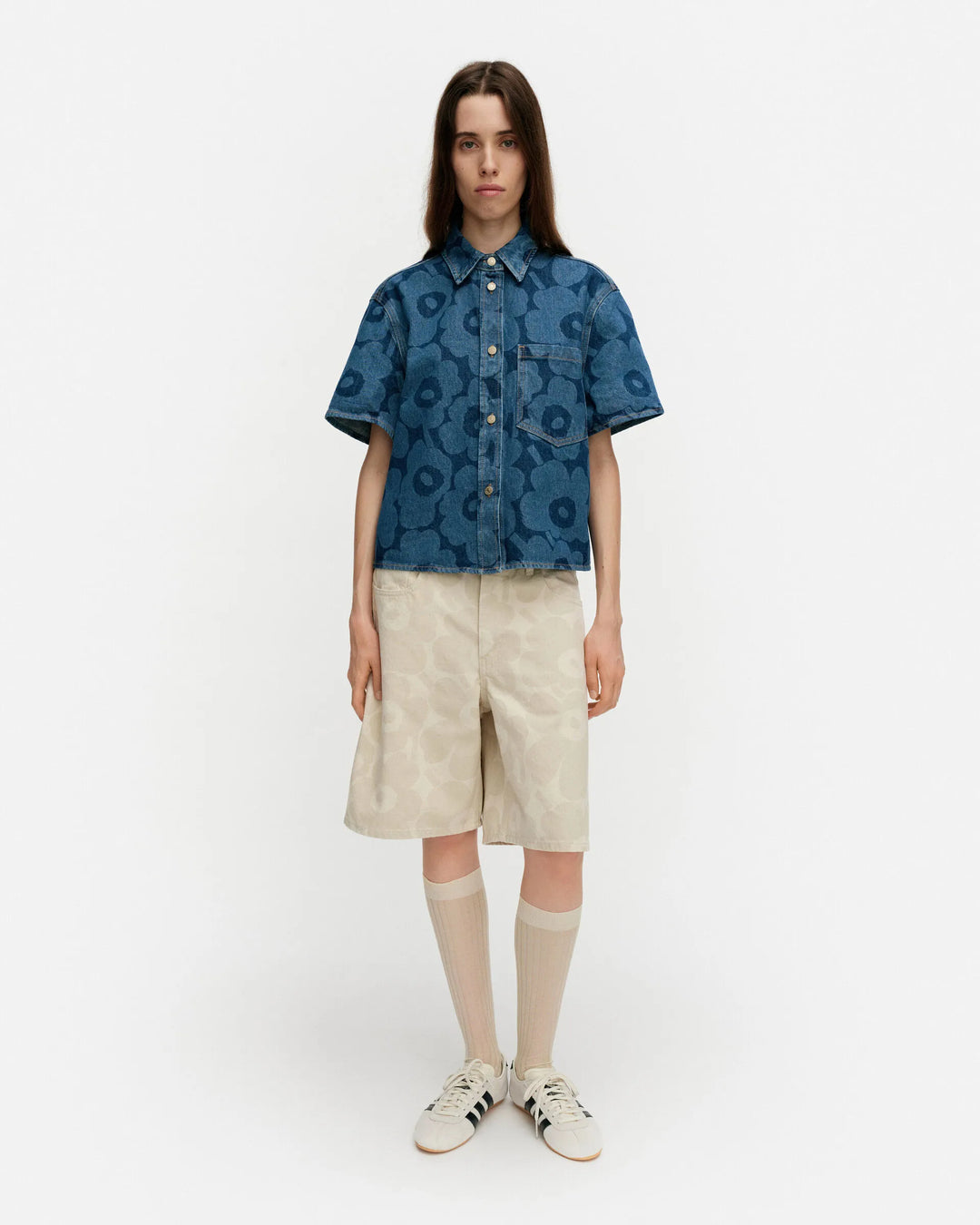 Maridenim Kuvata Unikko Shortsleeve Shirt | Indigo