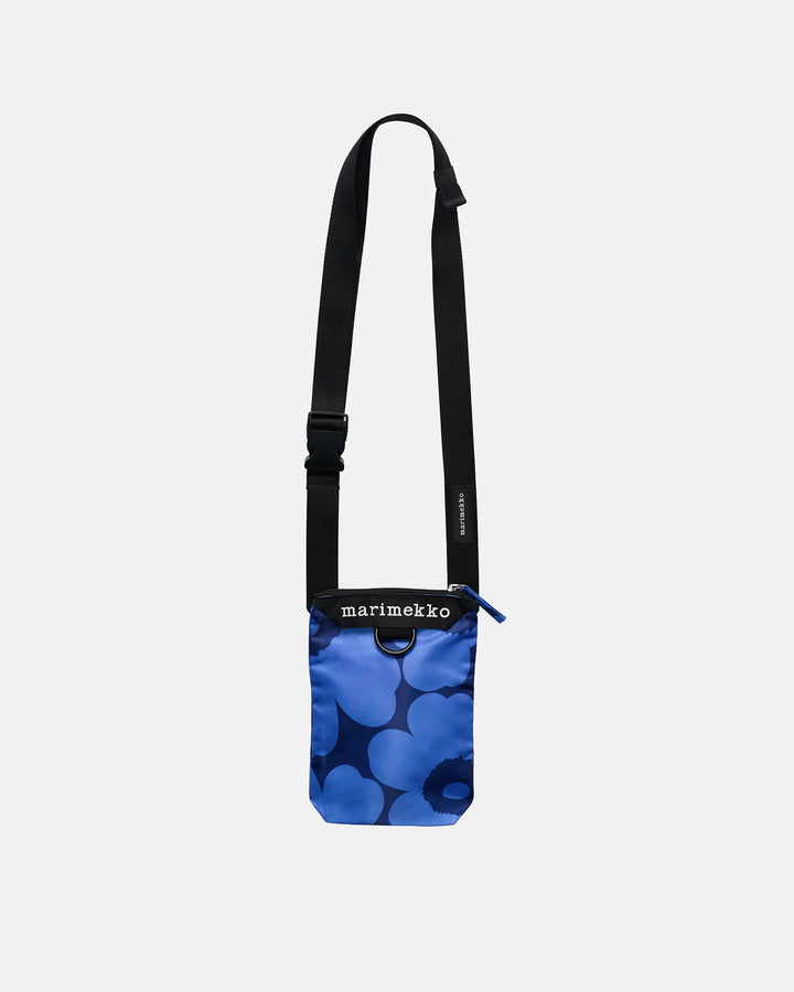 Unikko Phone Pocket Shoulder Bag | Blue, Dark Blue