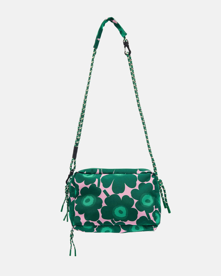 Kavari Mini Unikko Shoulder Bag | Pink, Green