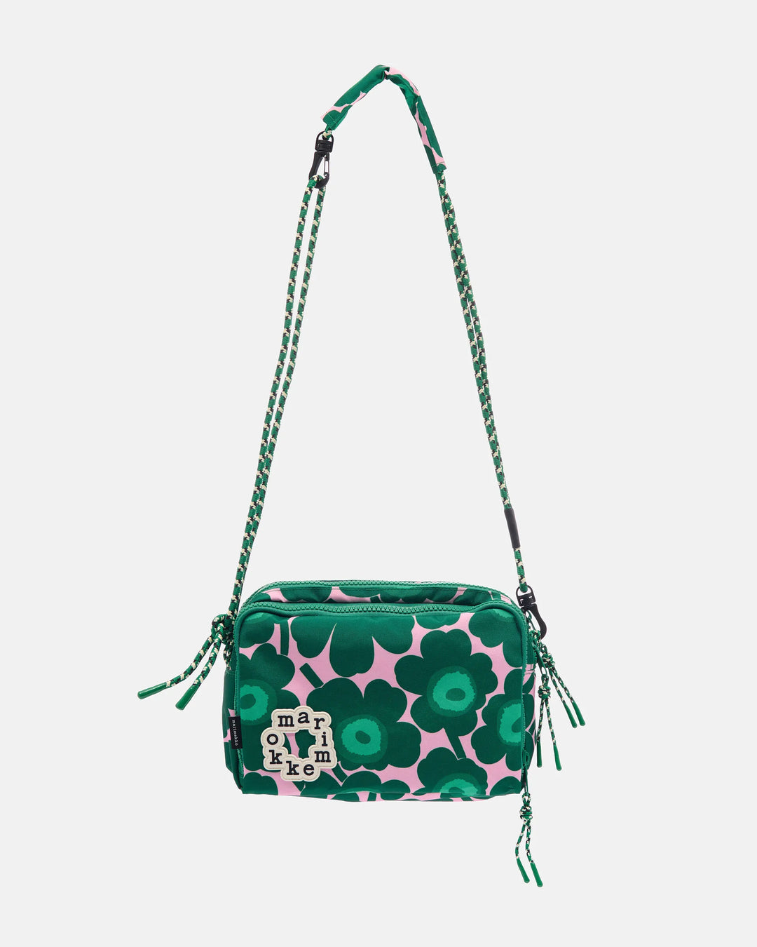 Kavari Mini Unikko Shoulder Bag | Pink, Green
