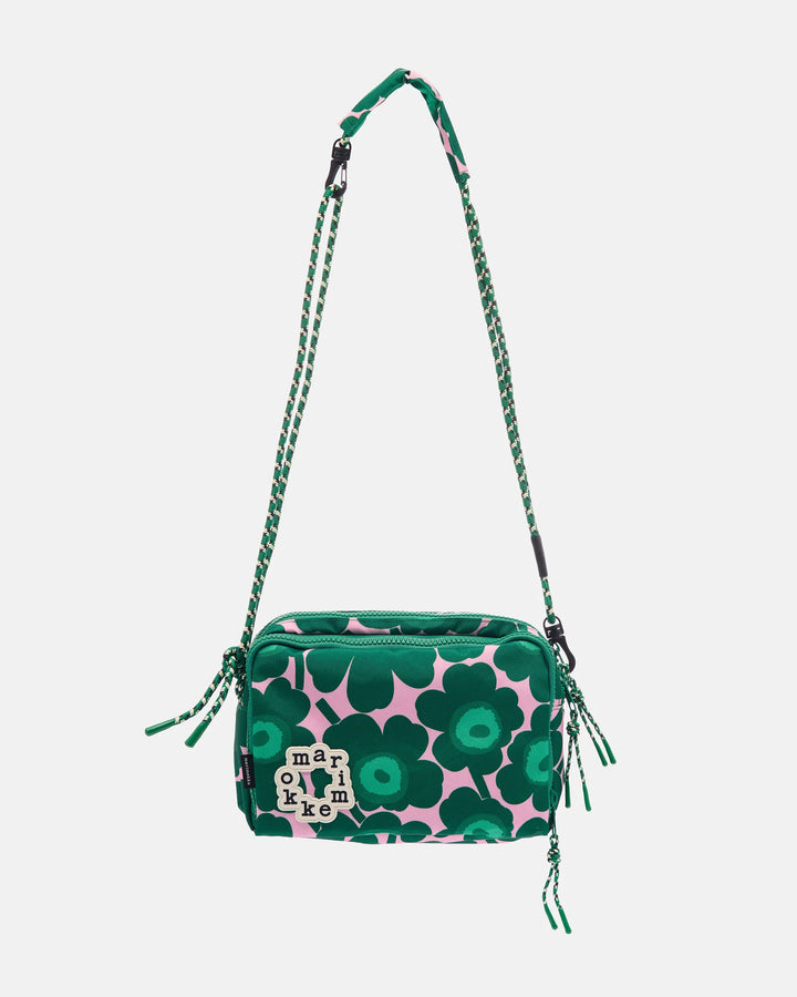 Kavari Mini Unikko Shoulder Bag | Pink, Green