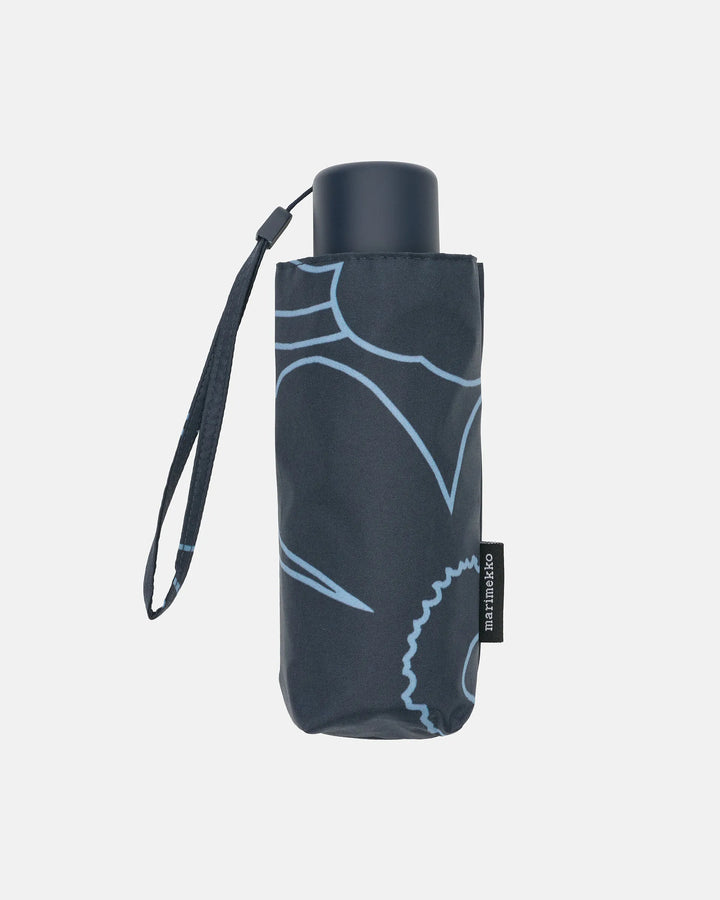 Mini Manual Piirto Unikko Umbrella | Midnight, Blue