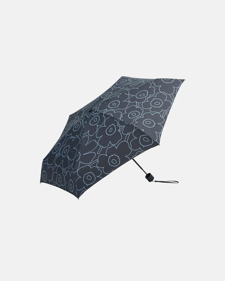 Mini Manual Piirto Unikko Umbrella | Midnight, Blue