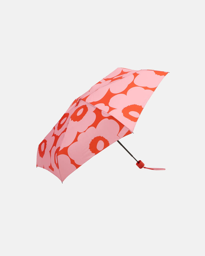 Mini Manual Unikko Umbrella | Red, Pink