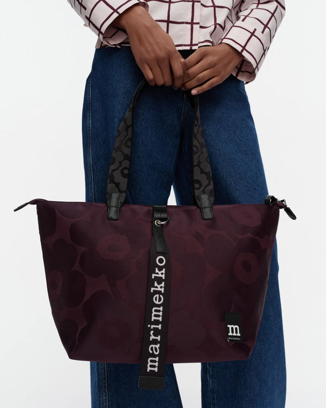 Unikko Tote / Shoulder Bag  Medium | Wine, Dark Wine