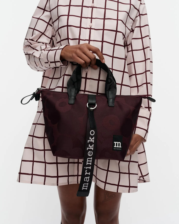 Unikko Tote / Shoulder Bag  Small | Wine, Dark Wine