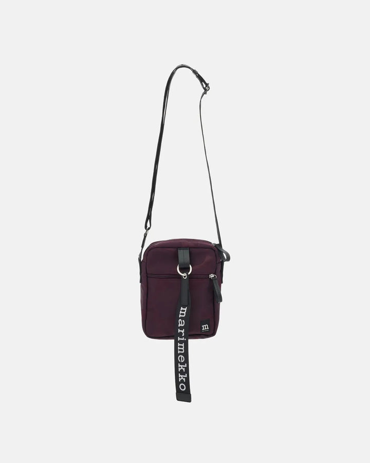 Unikko Shoulder Bag.  Small | Wine, Dark Wine