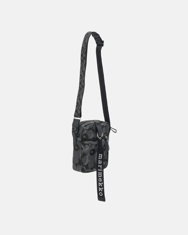 Unikko Shoulder Bag.  Small | Black, Grey