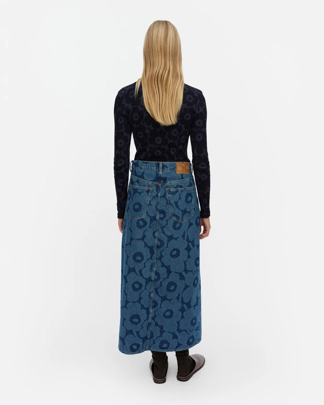 Maridenim Midi Skirt | Mid Blue