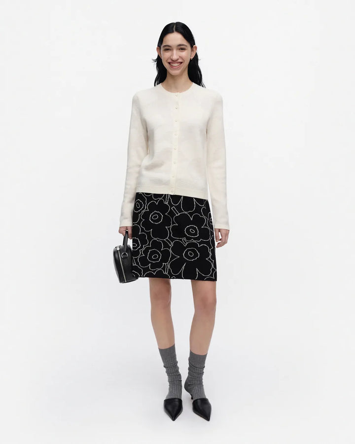 Wool Knit Cardigan | Lossi Pattern Off White