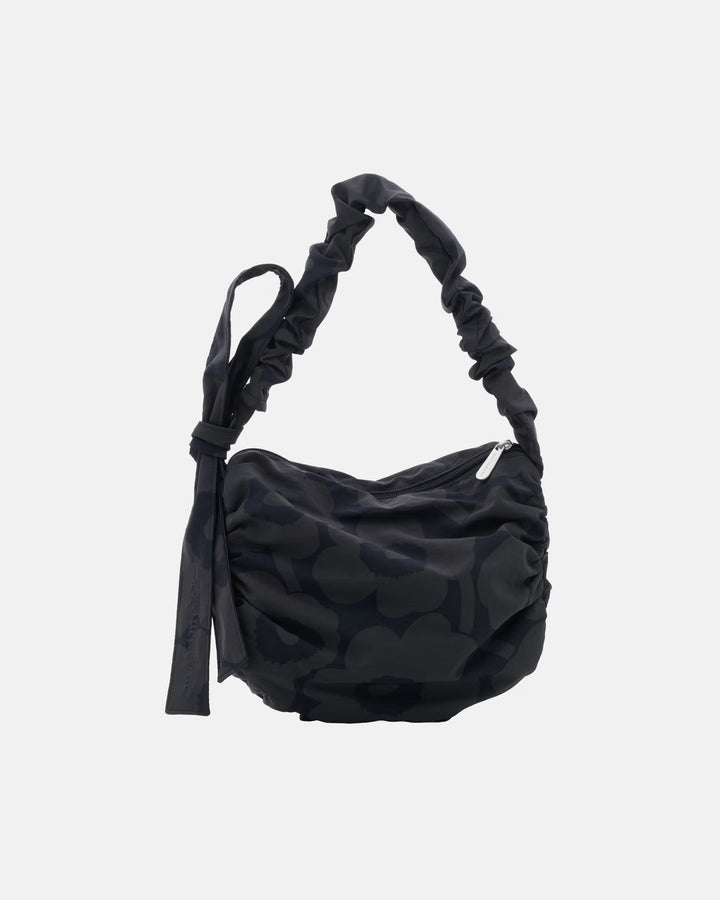 Utu Medium Unikko Shoulder Bag | Black, Grey