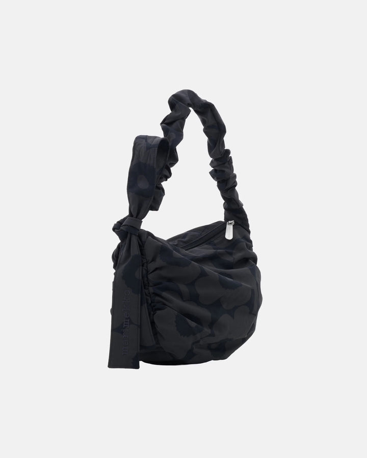 Utu Medium Unikko Shoulder Bag | Black, Grey