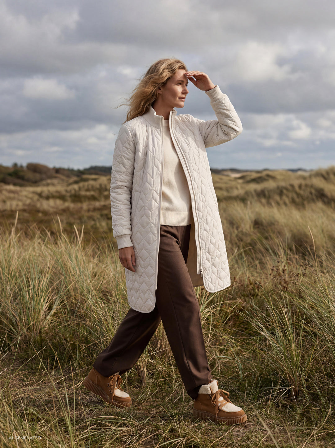 Ilse Jacobsen | Art 06 Long Quilted Jacket | Kit