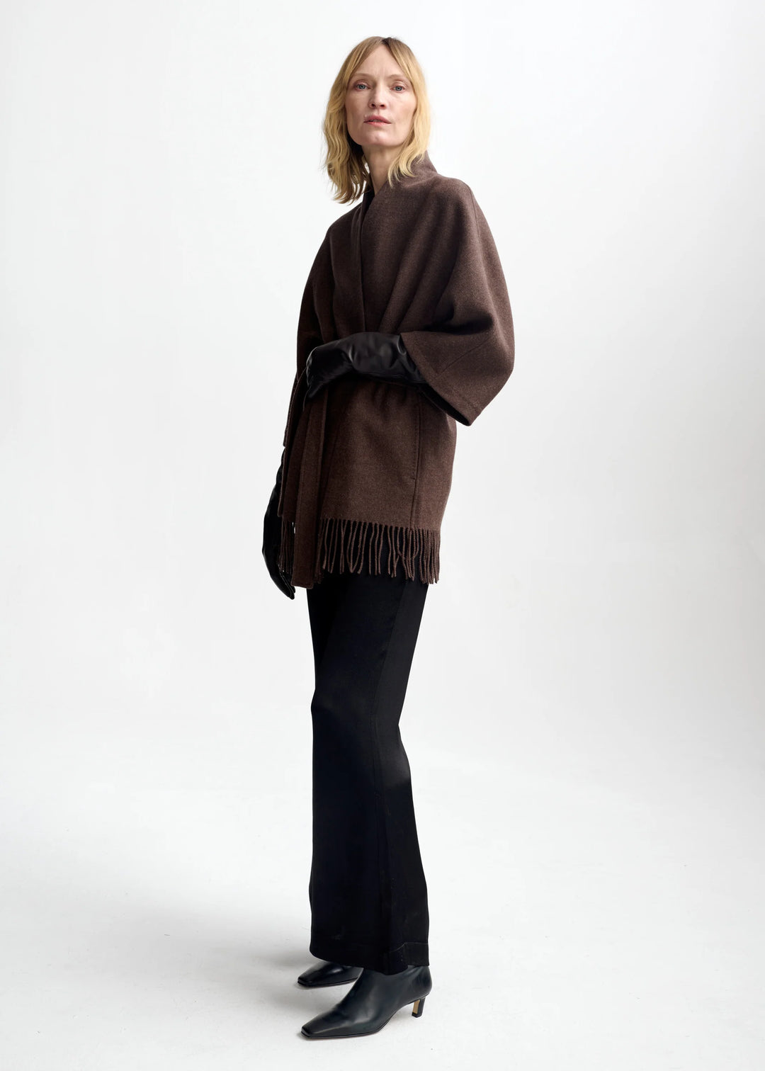 Akila Lambswool Jacket | Brown