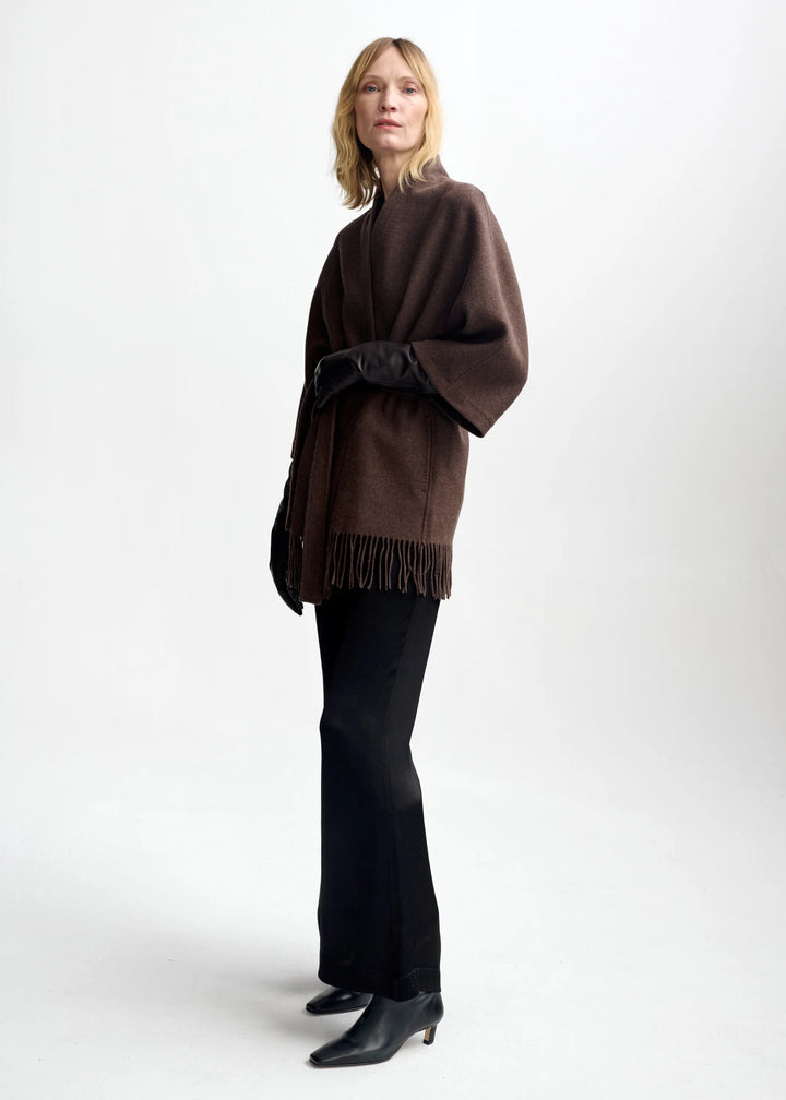 Akila Lambswool Jacket | Brown