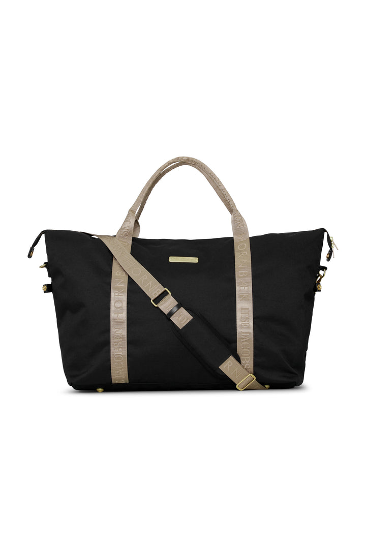 Ilse Jacobsen | Nylon Canvas Weekender Bag | Black