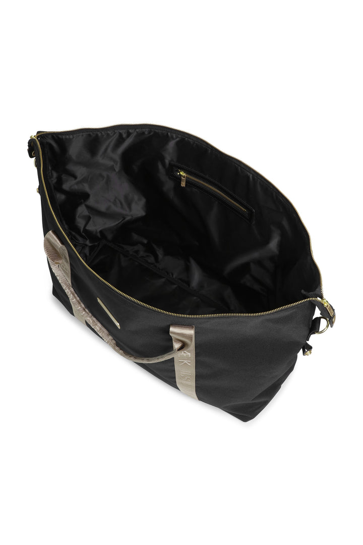 Ilse Jacobsen | Nylon Canvas Weekender Bag | Black