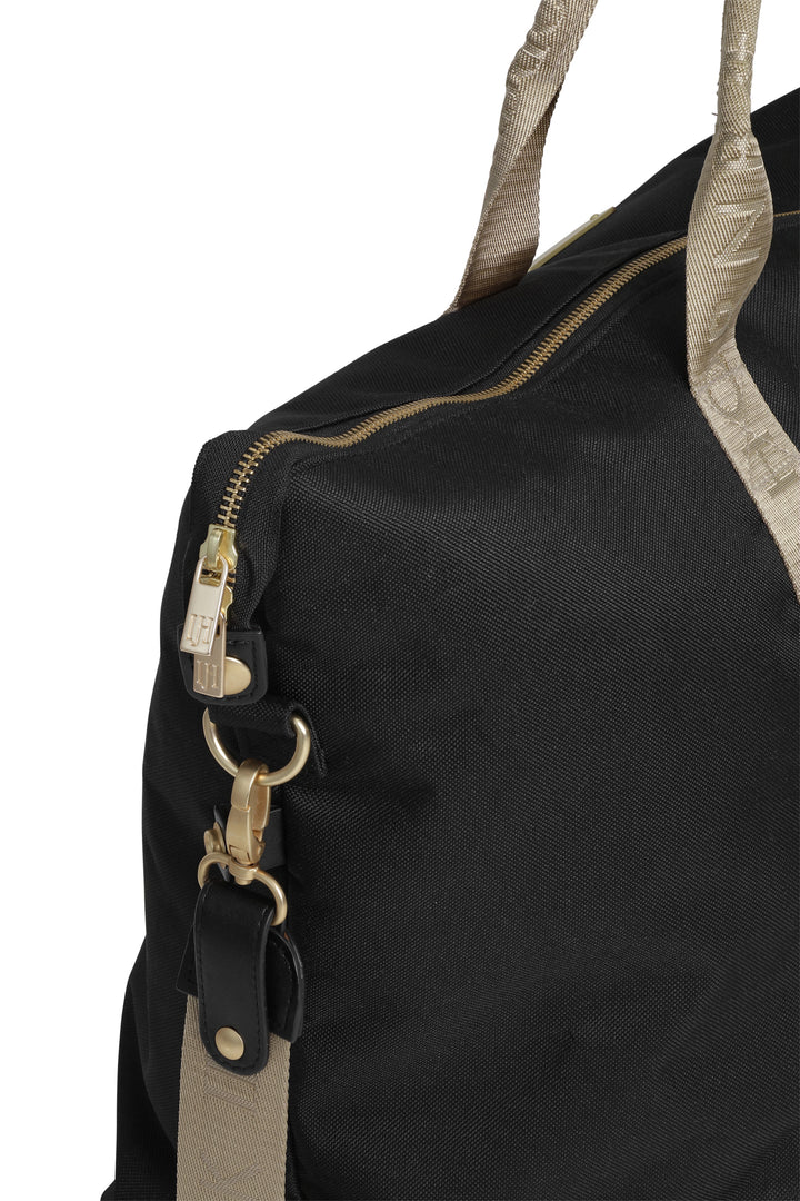 Ilse Jacobsen | Nylon Canvas Weekender Bag | Black
