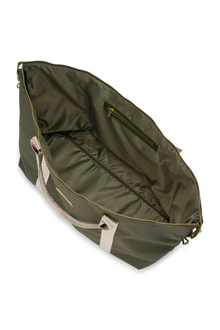 Ilse Jacobsen | Nylon Canvas Weekender Bag | Army Green