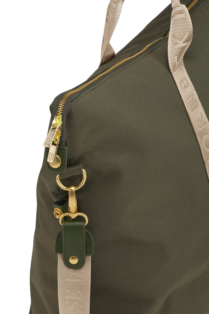 Ilse Jacobsen | Nylon Canvas Weekender Bag | Army Green