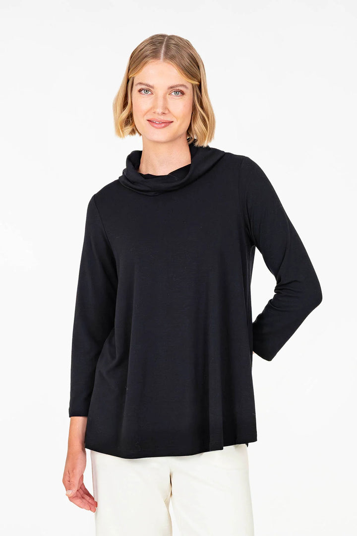 Falla Finland | Hiili Jersey Turtleneck | Black