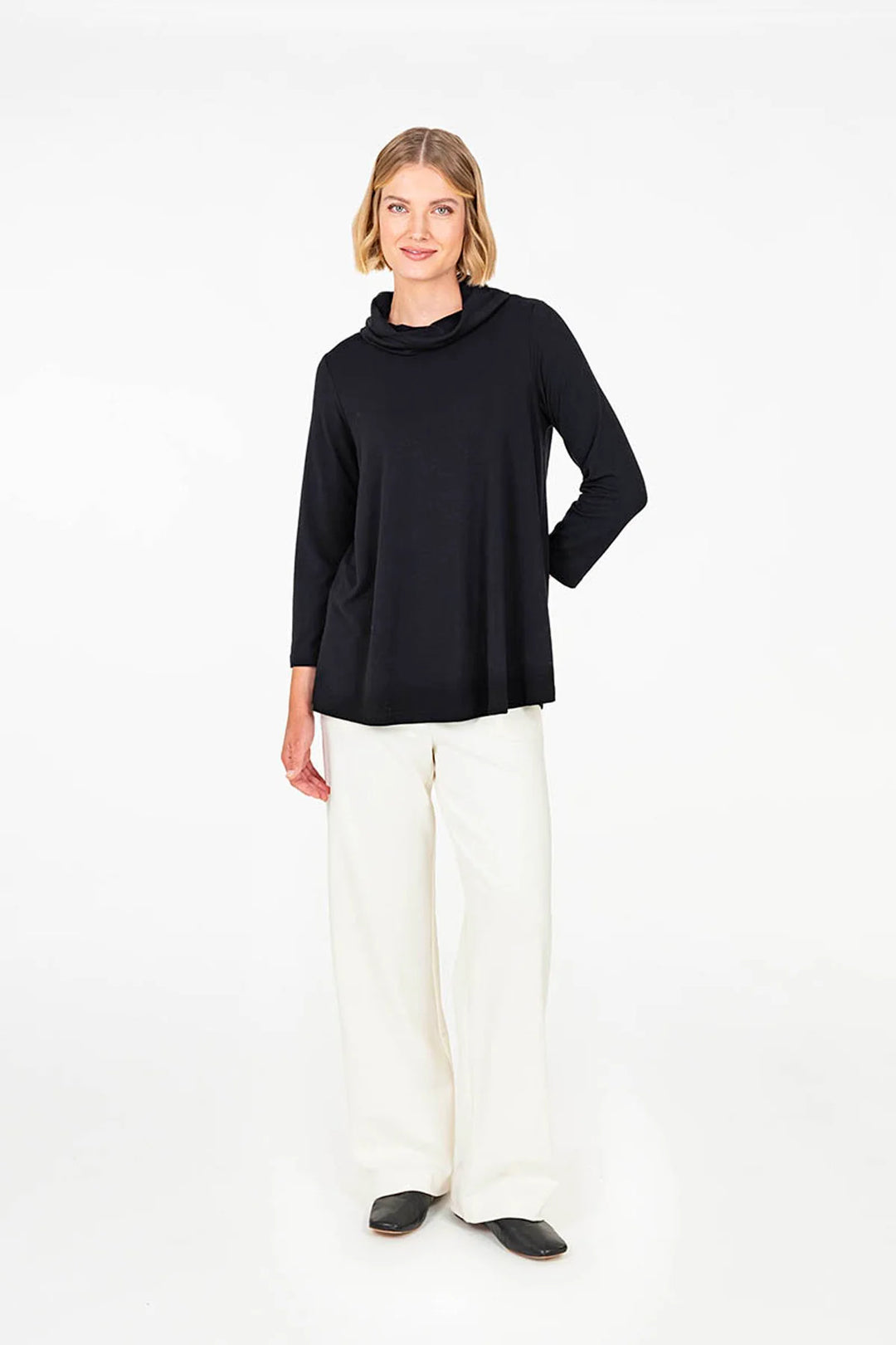 Falla Finland | Hiili Jersey Turtleneck | Black